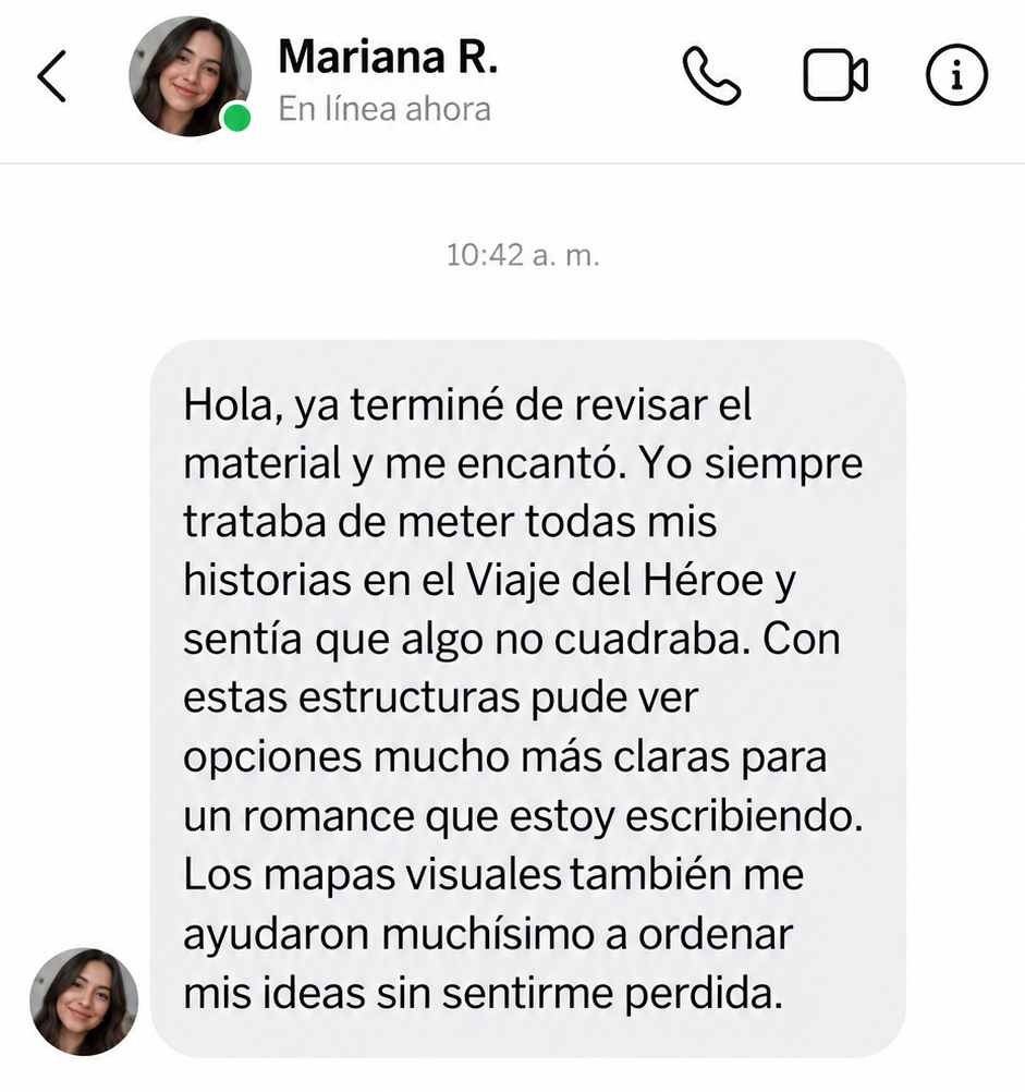 Testimonio de Mariana R. sobre el manual